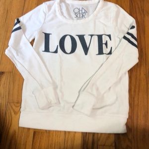 Lot of 2 Chaser sweats. XS. White/charcoal